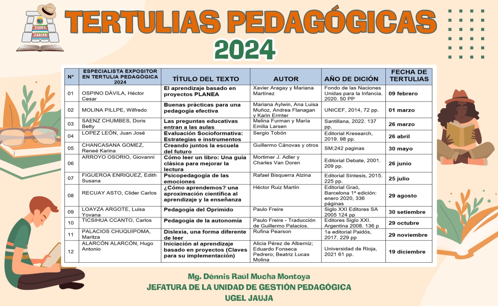 Tertulias Pedagógicas 2024