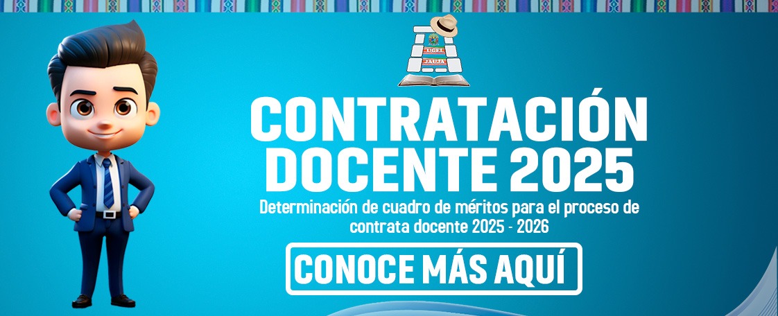 Contrata Docente UGEL Jauja 2025
