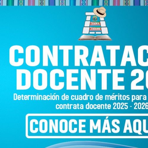 Contrata Docente UGEL Jauja 2025